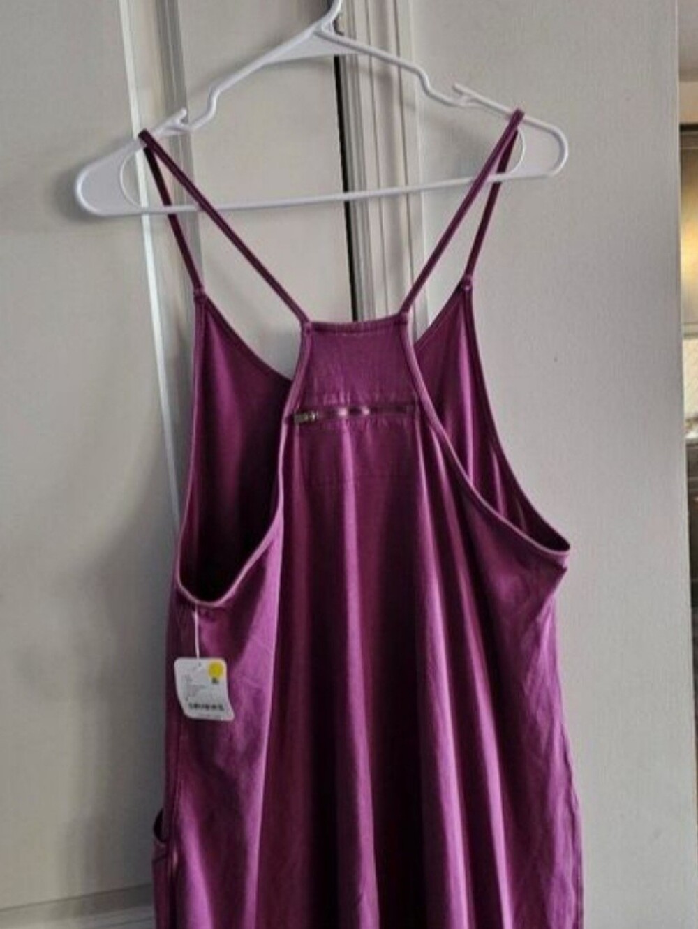 Free People Hot Shot Onesie In Deep Mulberry. - Picture 8 of 8